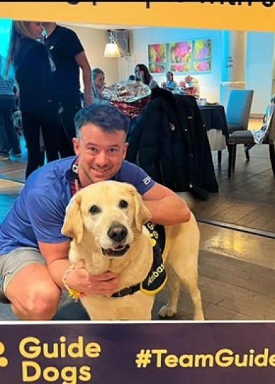Andy Knapman Completes First London Marathon Raising Thousands for Guide Dogs for the Blind