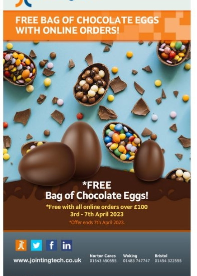 FREE Chocolate Eggs with Online Orders!
