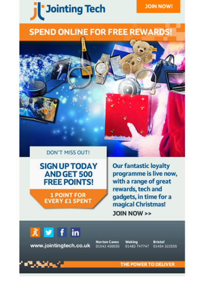 500 Free Loyalty Points
