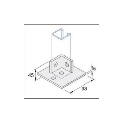 Single Channel Base Plate - CLEARANCE