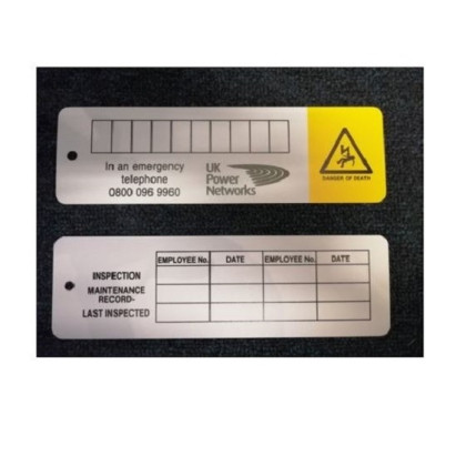 Link Box Inspection Label (UKPN)